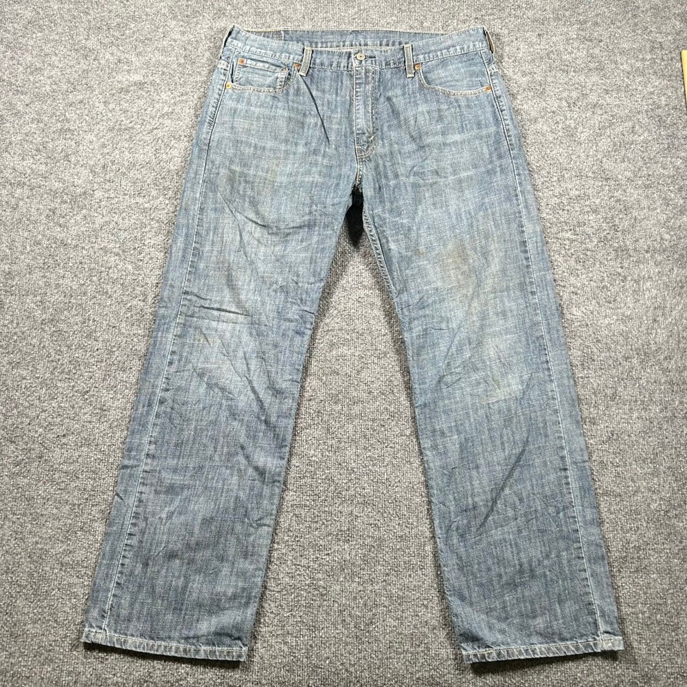 Levi's Jeans Mens Size W36 L32 Blue 569 Loose Fit Straight Leg Cotton Denim